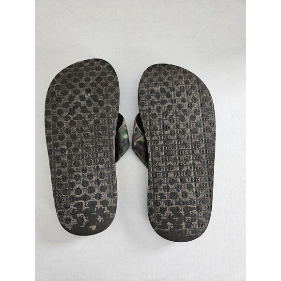 Sanuk Kids XL 3/4 Camo Recycled Material Flipflops - Picture 4 of 5